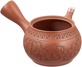 Amazon｜ヤマキイカイ(Yamakiikai) 急須 茶 230cc 昭刻朱泥桜彫
