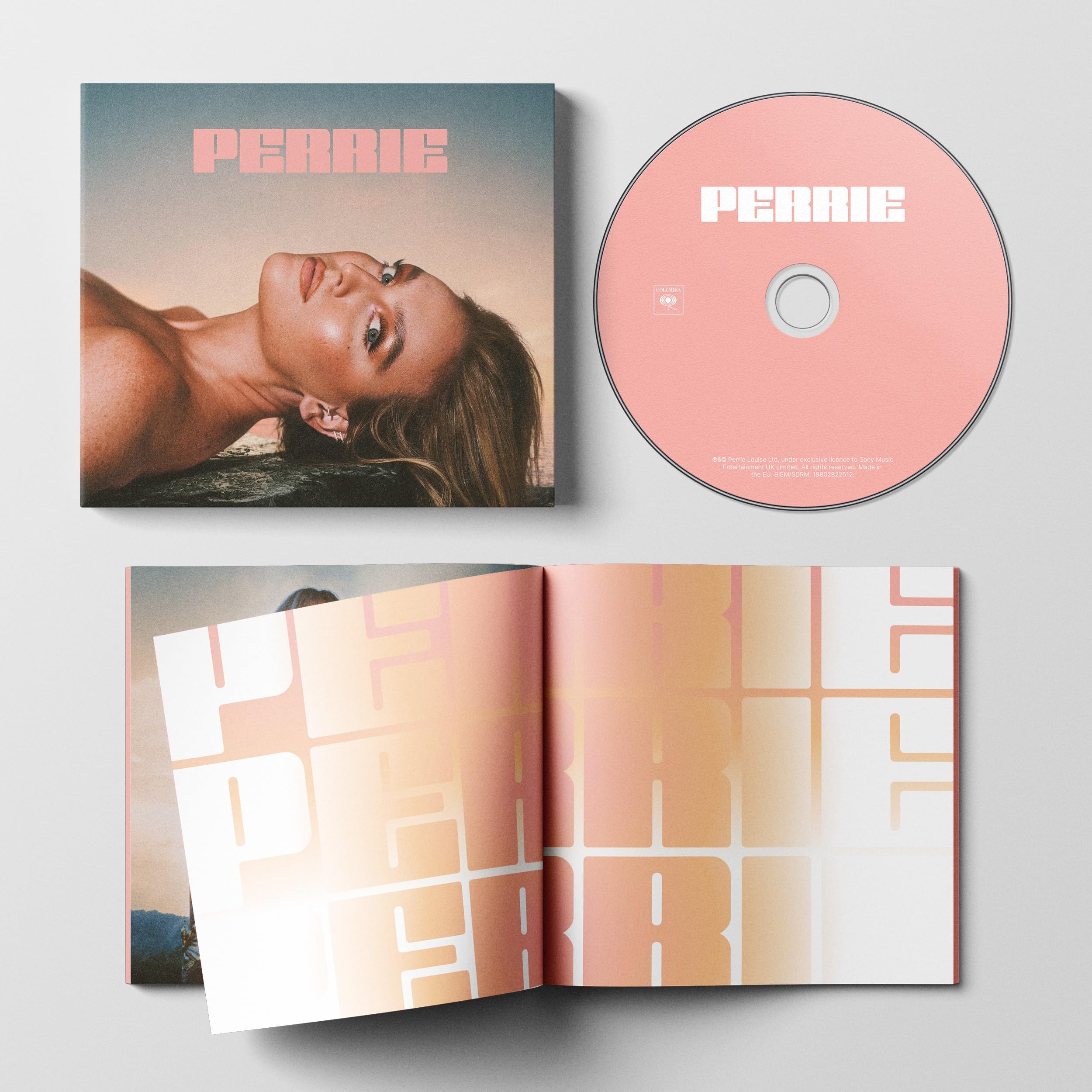 SIGNED & IN HAND!! Perrie - Perrie CD Album W/handwritten Lyrics•Brand New•