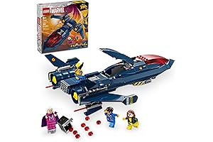 LEGO Marvel X-Jet Toy Plane Model Building Kit (76281)