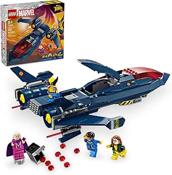 Amazon.com: LEGO Marvel X-Men X-Jet Toy - Building Toy from X-Men