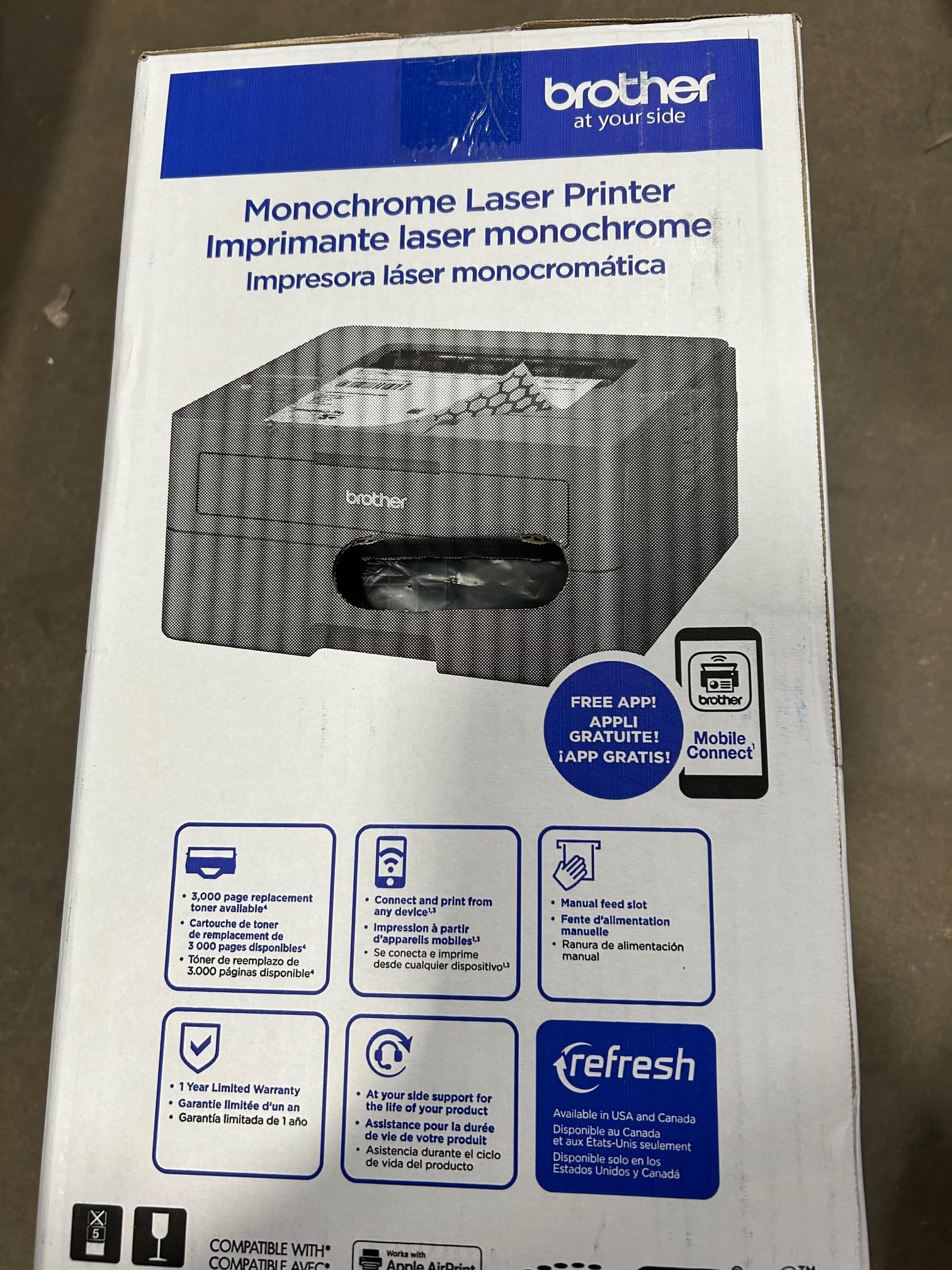 Brother HL-L2420DW Wireless Compact Monochrome Laser Printer with Duplex, Mobile Printing