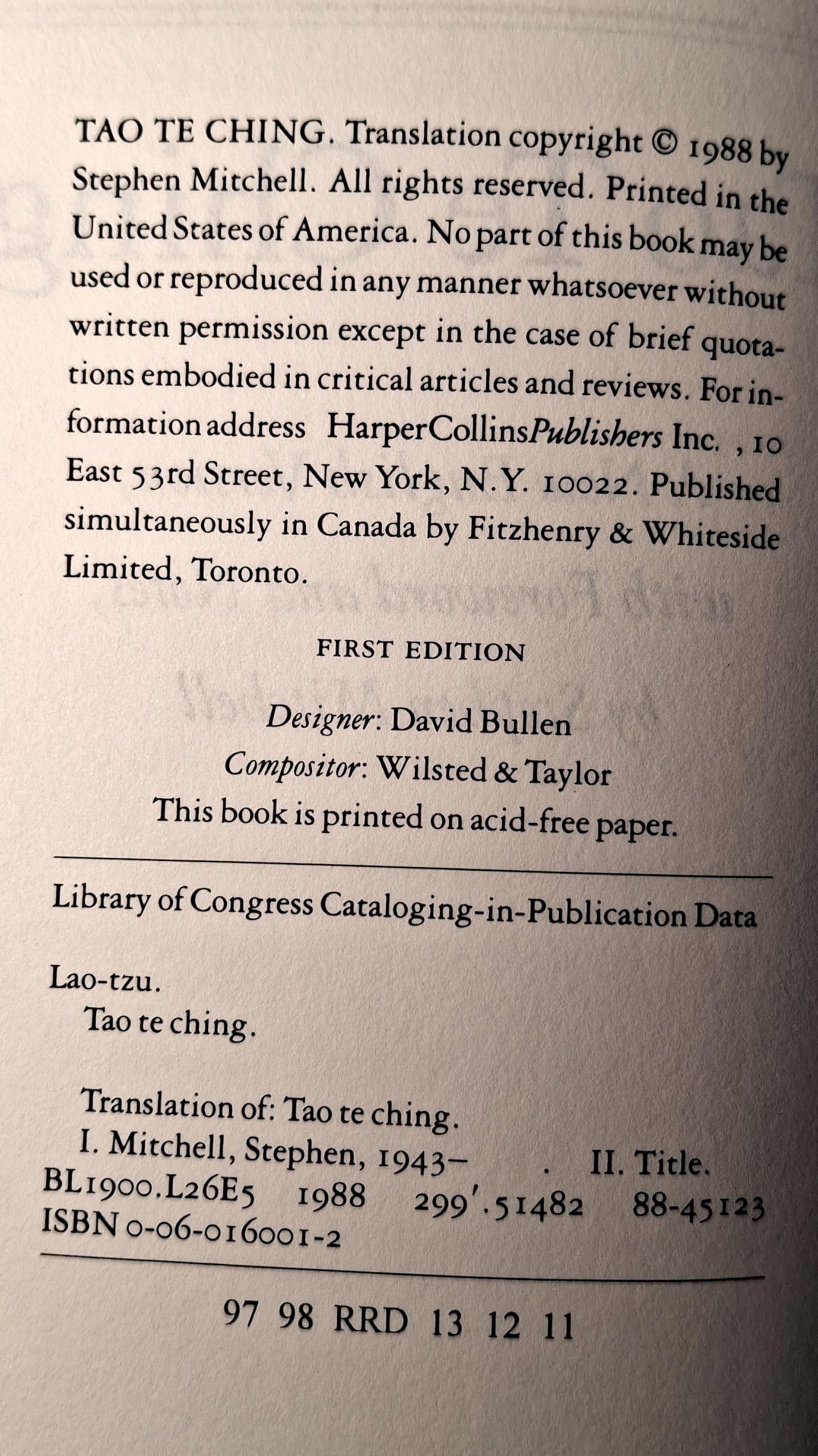 Tao Te Ching: A New English Version