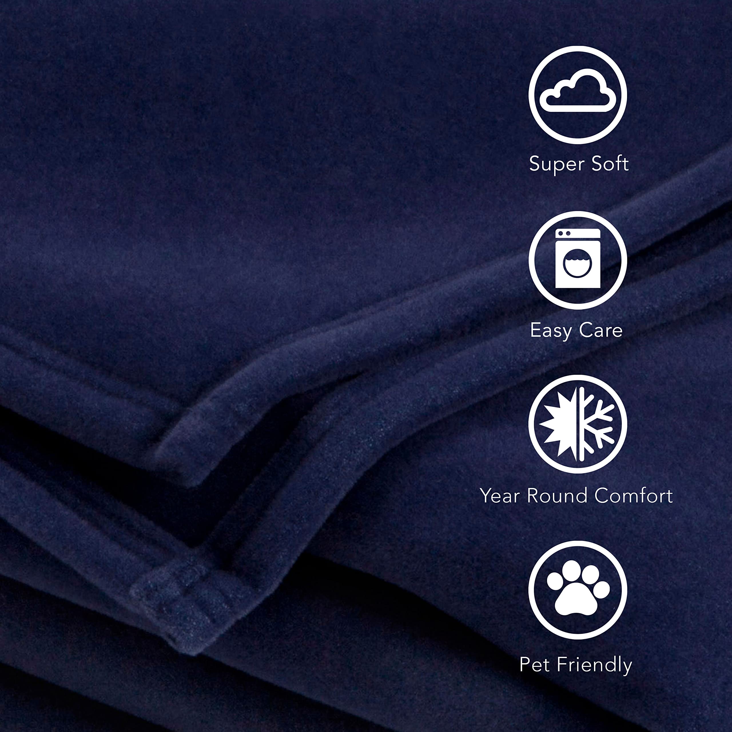 Vellux 1B07036 Original Insulating Core Hotel Style Solid blanket