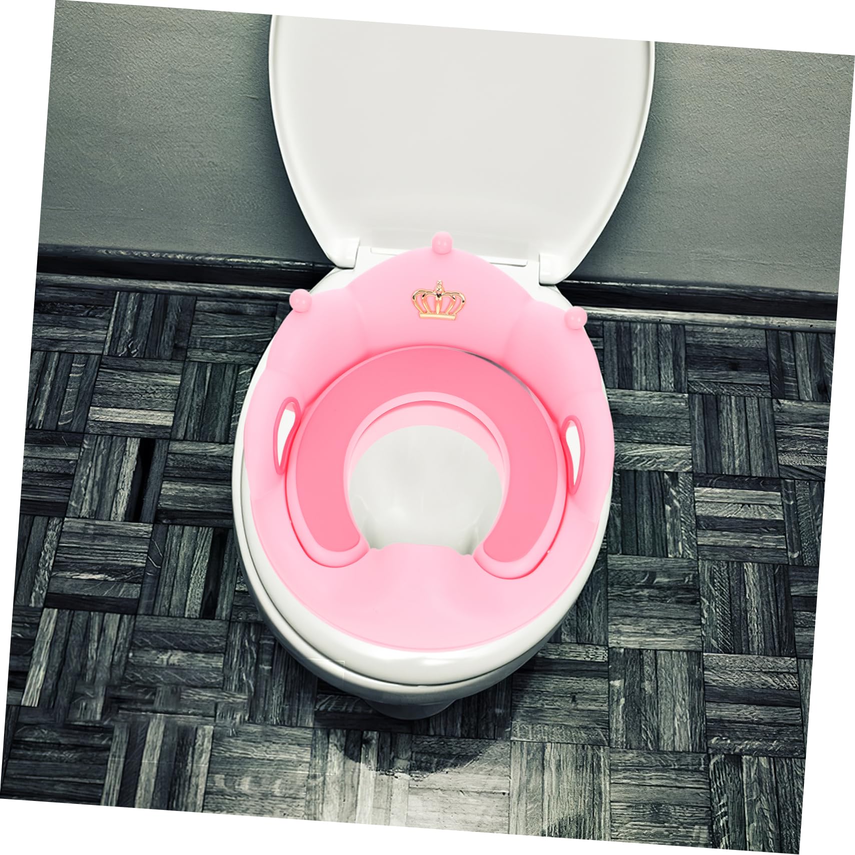 Toddmomy Asiento de Entrenamiento para Inodoro con Cojín Desmontable para Baño Infantil Inodoro de Entrenamiento para Niñas y Pequeños