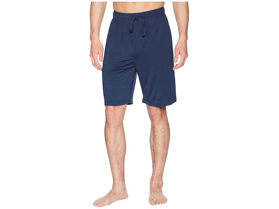 

Jockey 92 Poly/8 Span Sleep Shorts (Solid Dress Blues) Men's Pajama