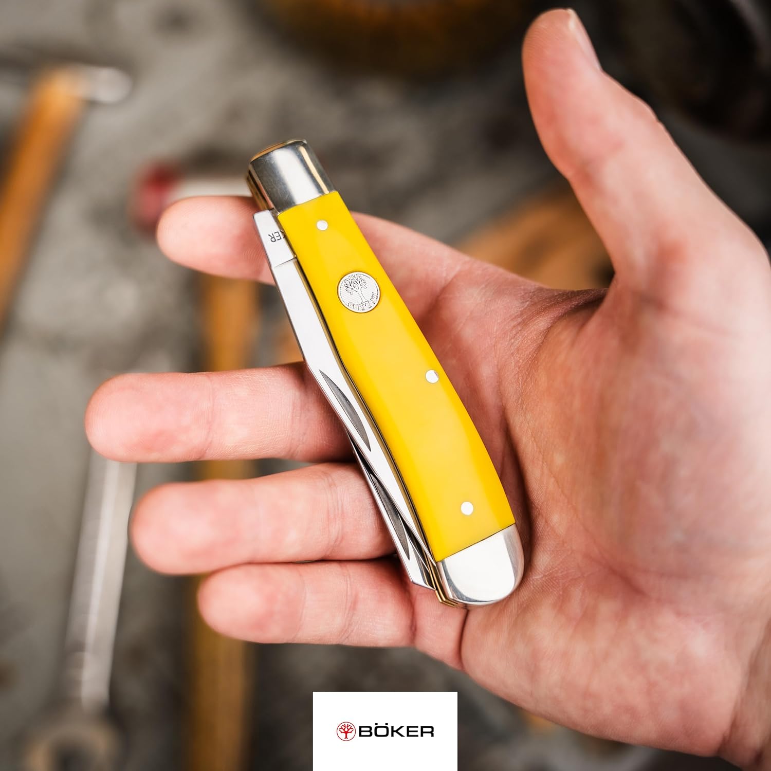BOKER Traditional Series 2.0 Trapper, CPM-D2 Dual Blades, Slip Joint, Made in Solingen Germany (2024 Models)