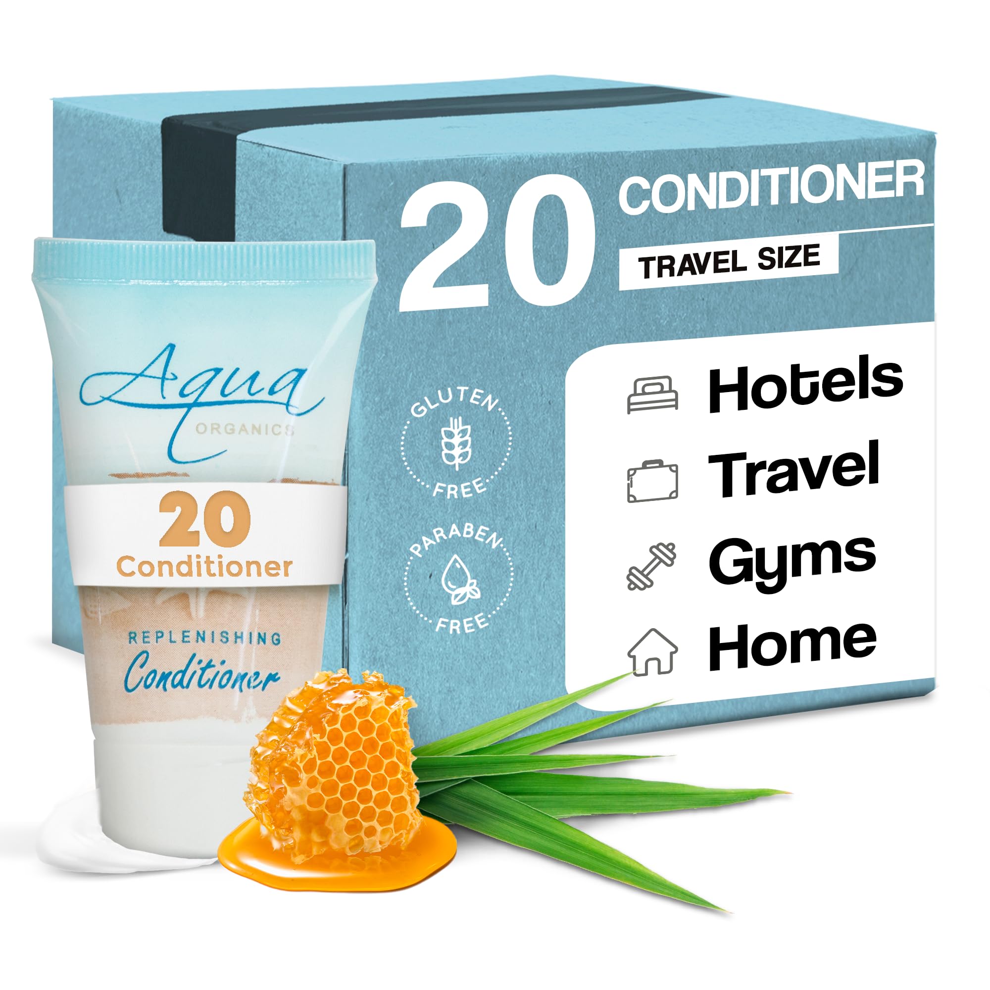 Conditioner, Travel Size Hotel Amenities, 1 oz (Case of 20)