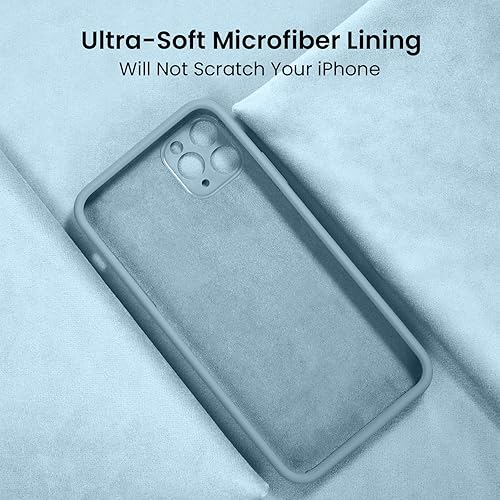 Miniatura 702 de FireNova Funda para iPhone 14 Pro, funda de silicona mejorada [protección de cámara] con [2 protectores de pantalla], forro interior de microfibra