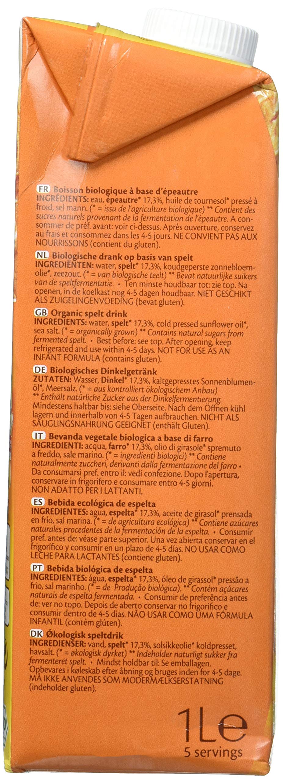 LIMA Dinkel Drink Natural, 6er Pack (6 x 1 kg)