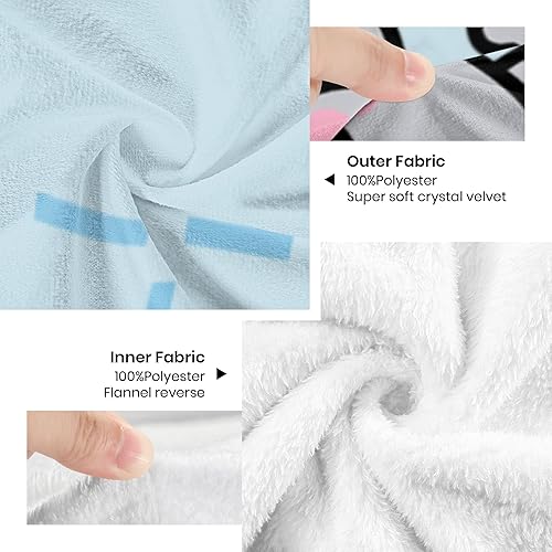 Miniatura 3 de Manta de bebé personalizada para niños y niñas, mantas de bebé unisex personalizadas con nombre e imagen, regalos para recién nacido, nueva mamá,