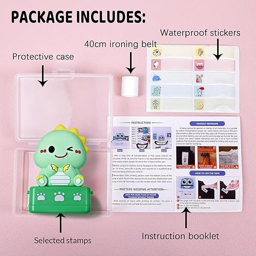 Miniatura 7 de Sello con nombre para ropa de niños, sello de ropa, sello de nombre para ropa de niños, sellos de ropa para niños, sello de ropa para niños,