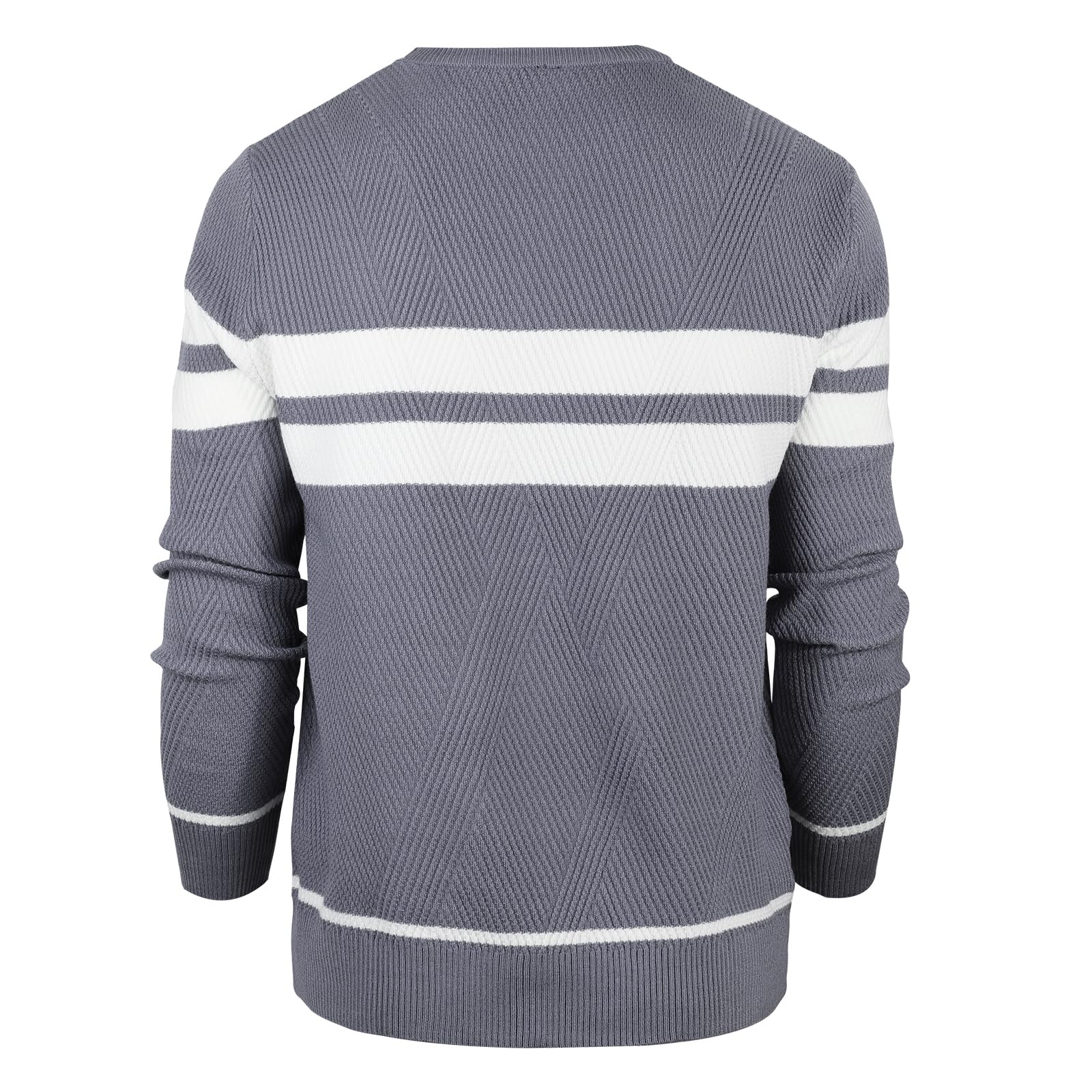 Genfien Jersey para Hombre Jersey de Cuello Redondo Jersey de Punto para Hombre Básico Cálido