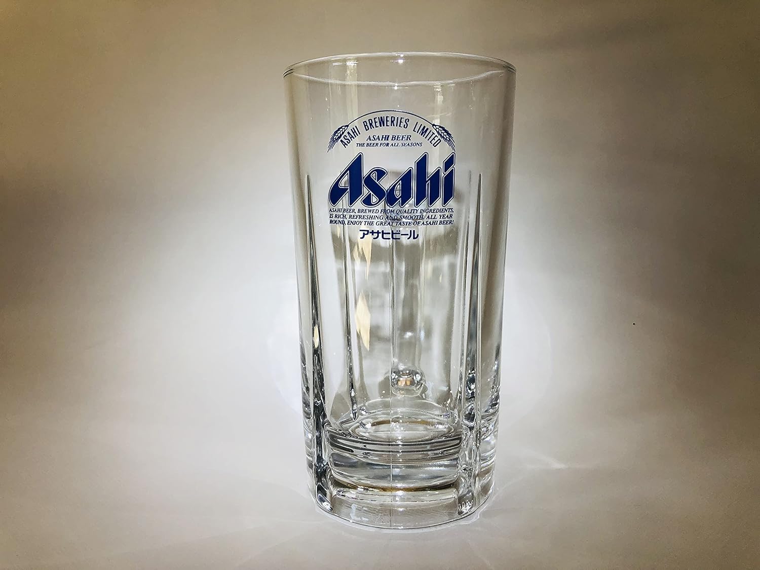 戦前のアサヒビールグラス2個☆ユニオンビール・三ツ矢サイダーリボン
