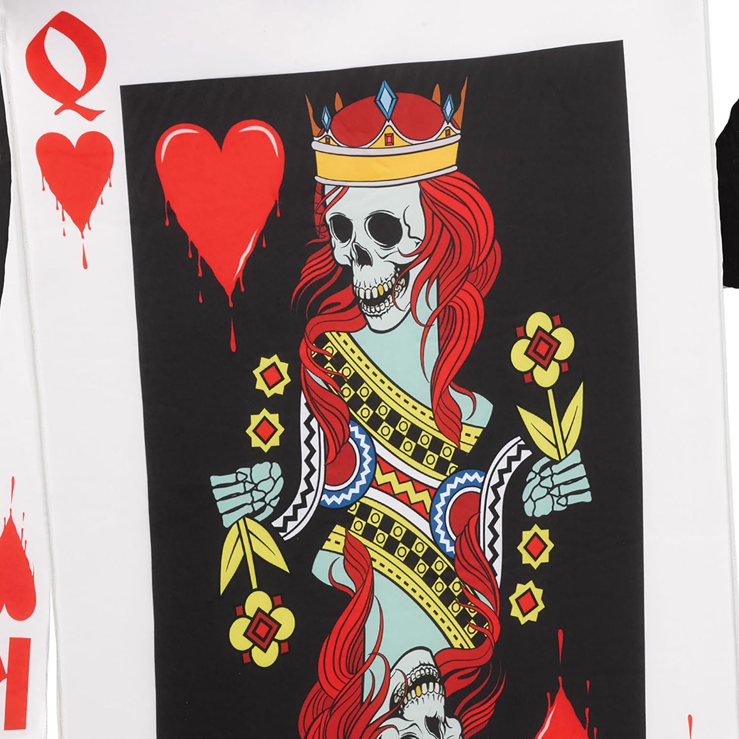 Fun World King & Queen of Hearts Adult Sized Costume Set - Image 7