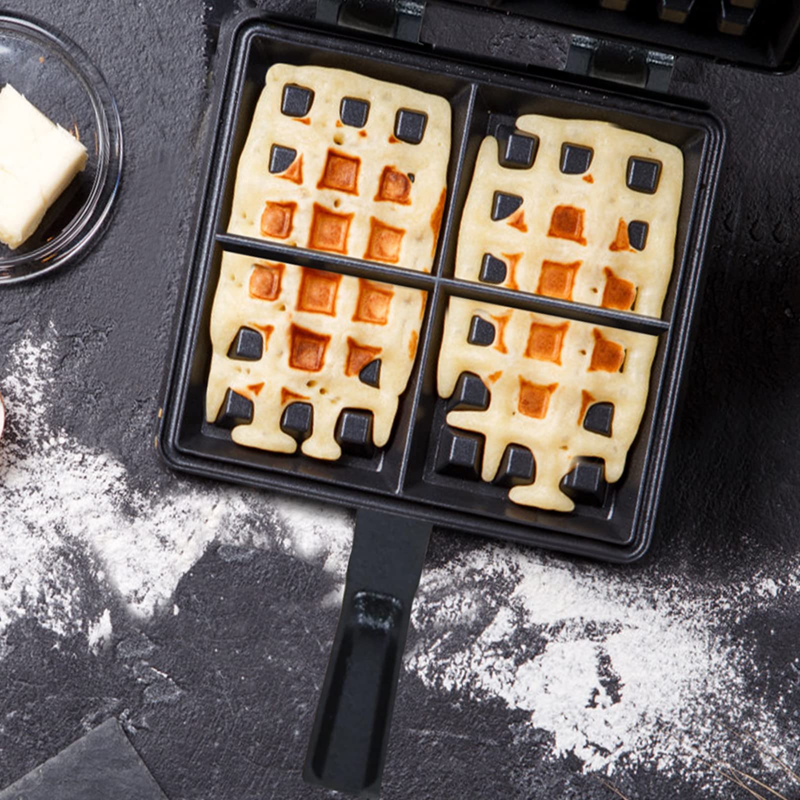 UISEBRT Dutch Oven Set 12 pièces dans une boîte en bois Four Néerlandais - Beaucoup d'accessoires en fonte déjà brûlée- Avec Dutch Oven, plaque de barbecue, Poignée, Support