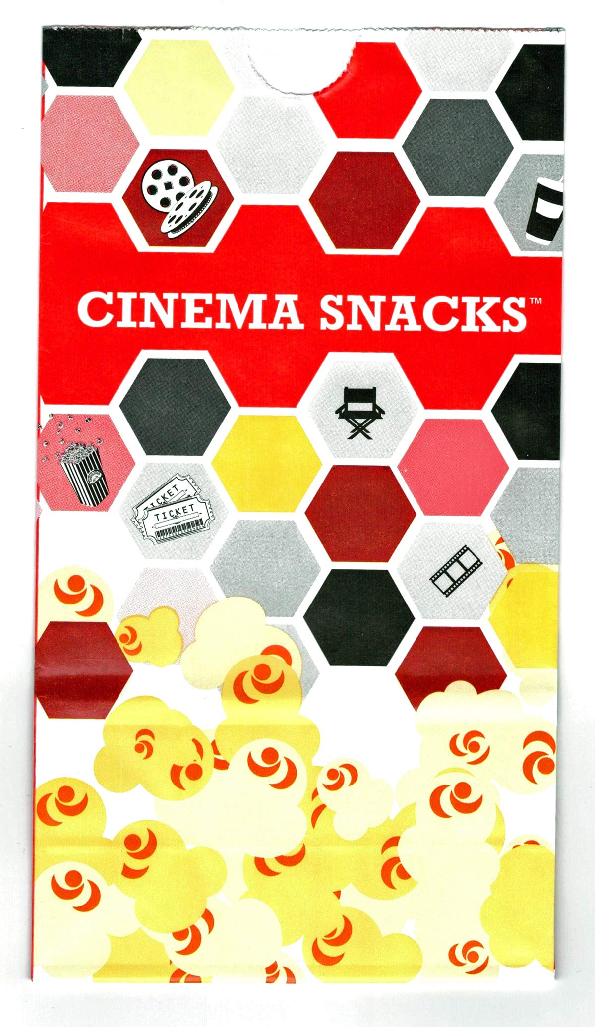 Movie Theater Laminated Popcorn Bag - Small - 25ct