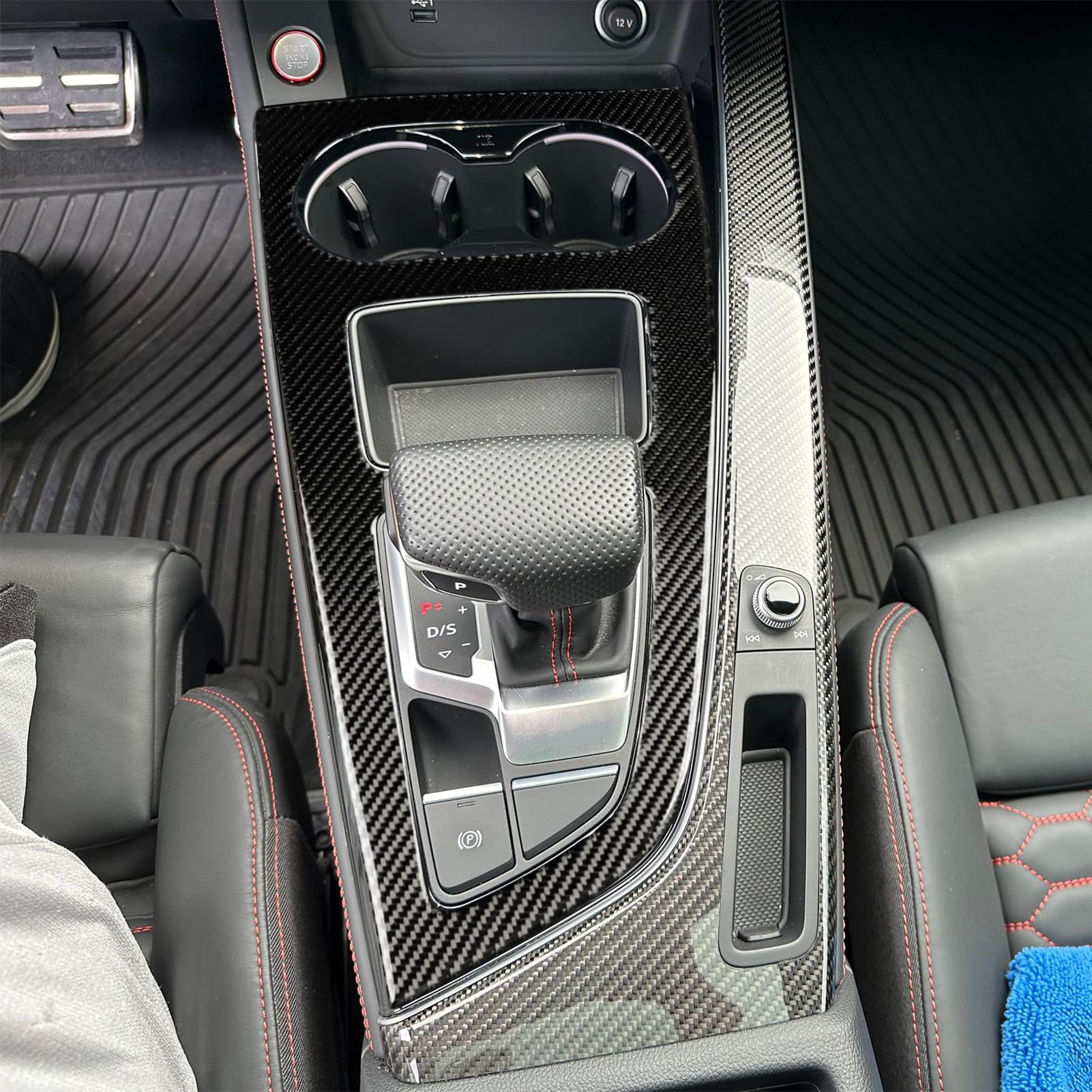 Amazon.com: NVCNX Real Carbon Fiber Compatible with Audi B9 A4 S4