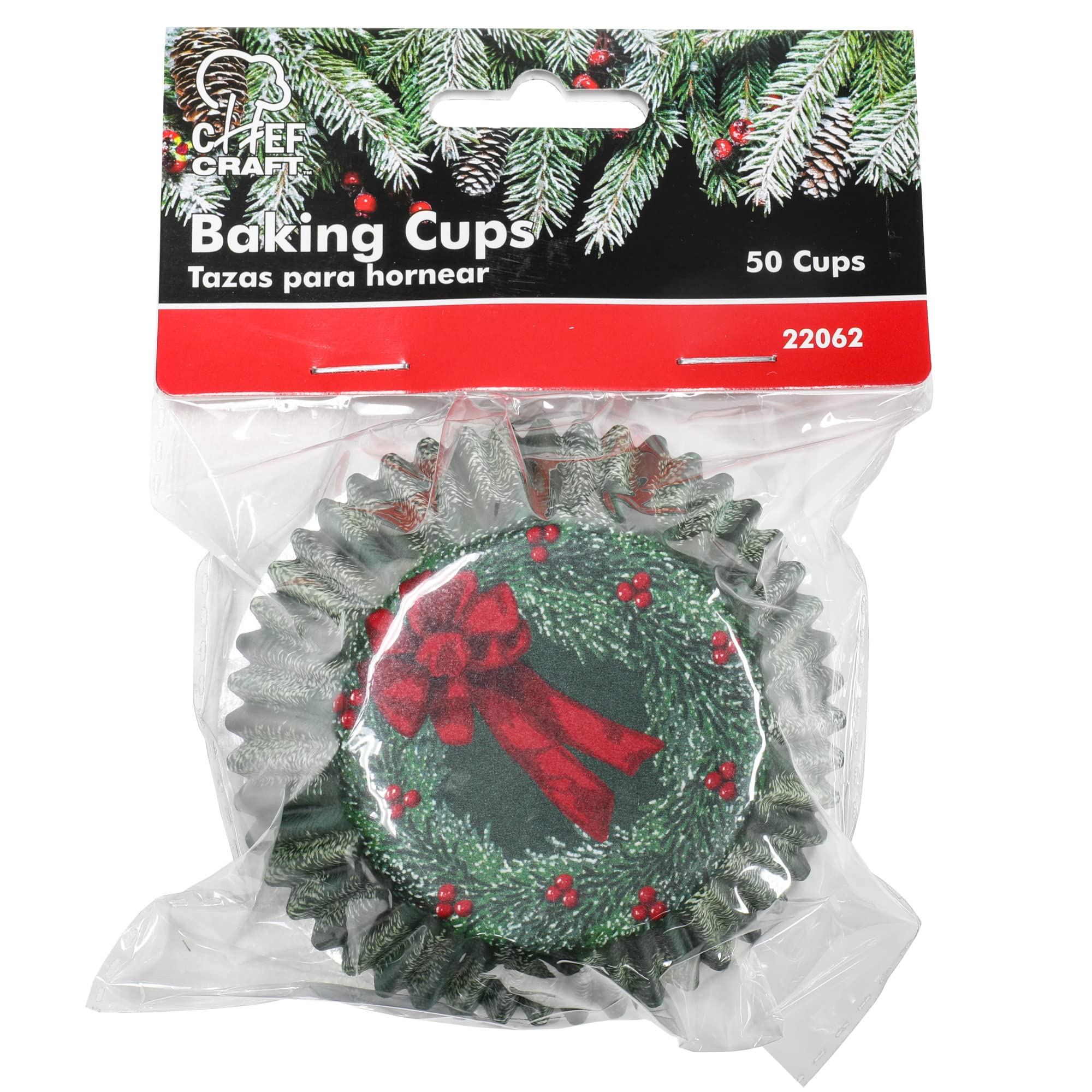 Chef Craft 22062 Ensemble de moules à pâtisserie en papier pour Noël