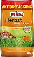 Substral Herbst Rasendünger, kaliumreicher Spezial-Rasendünger mit lang anhaltender Wirkung für 500 m², 12,5 kg Sack