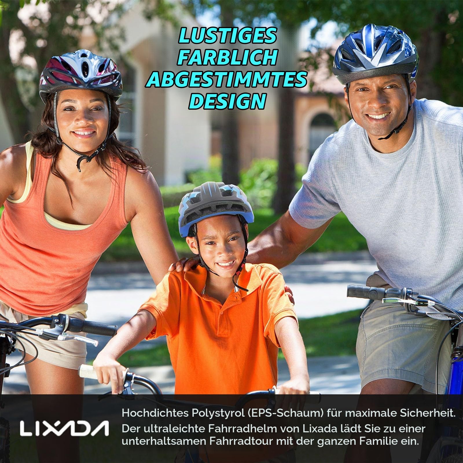 Lixada Kinderhelm, Kinder Fahrradhelm, Integrierter Helm mit Abnehmbarem Kinnschutz Kindersport Schutzhelm zum Radfahren Skateboarden Rollschuhlaufen