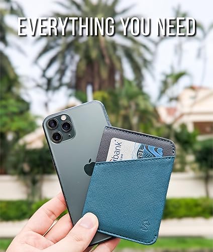 Vista 3 de STYLIO Cartera minimalista delgada para hombre, la mejor cartera de bolsillo frontal, cartera con bloqueo RFID para tarjetas de crédito, billetera