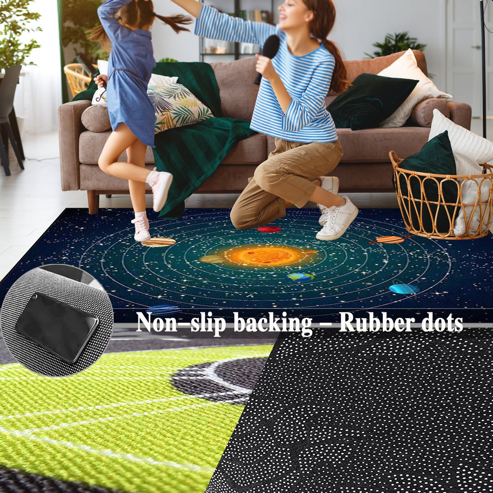 Tapis de batterie insonorisé à tambour tapis de batterie 120 x 80 cm tapis pour piles électroniques caisse claire acoustique Snare Drum Instruments de musique Tapis antidérapant pour batterie