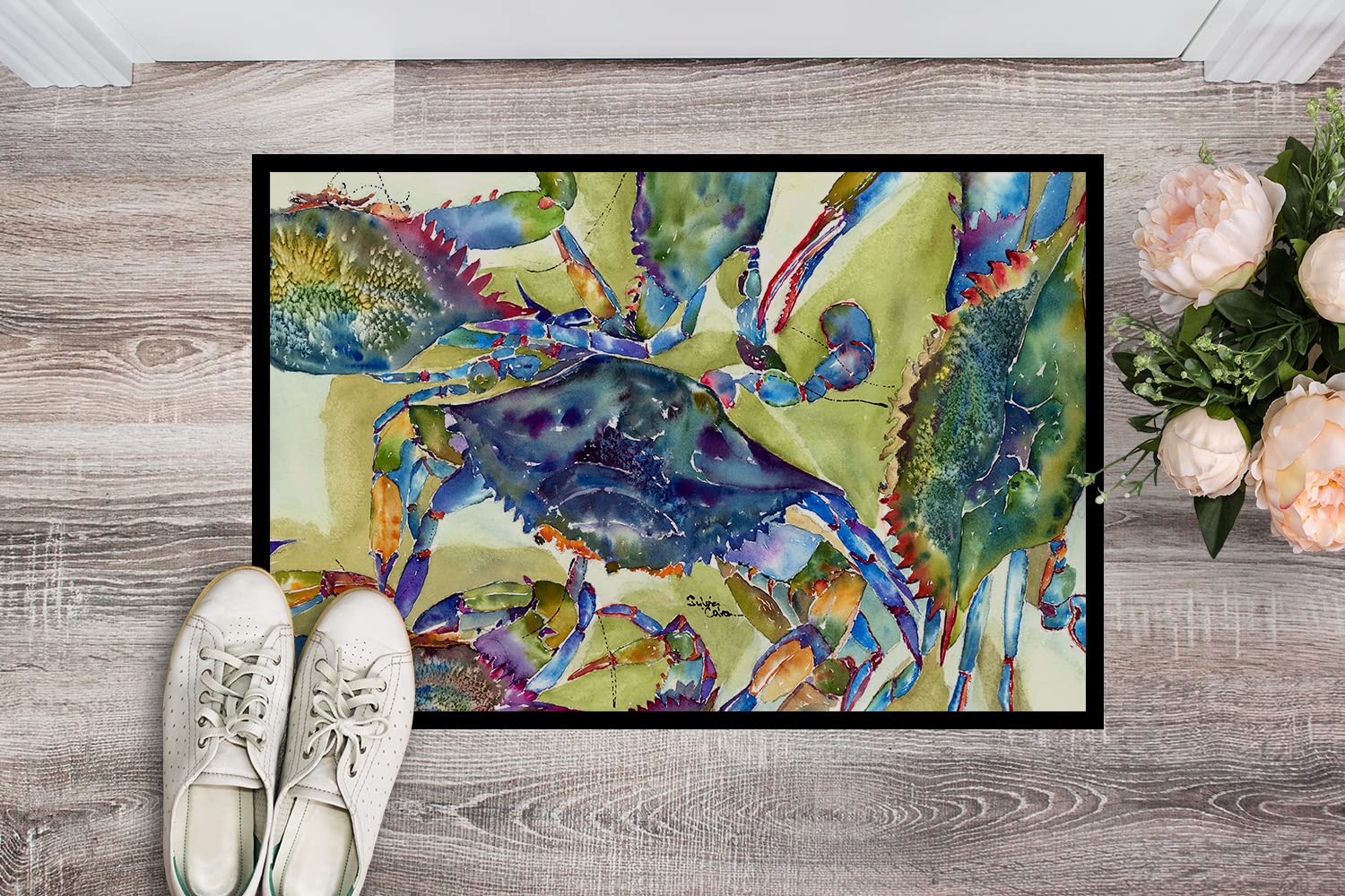 Caroline's Treasures - Zerbino per interni ed esterni, 45,7 x 68,6 cm, multicolore