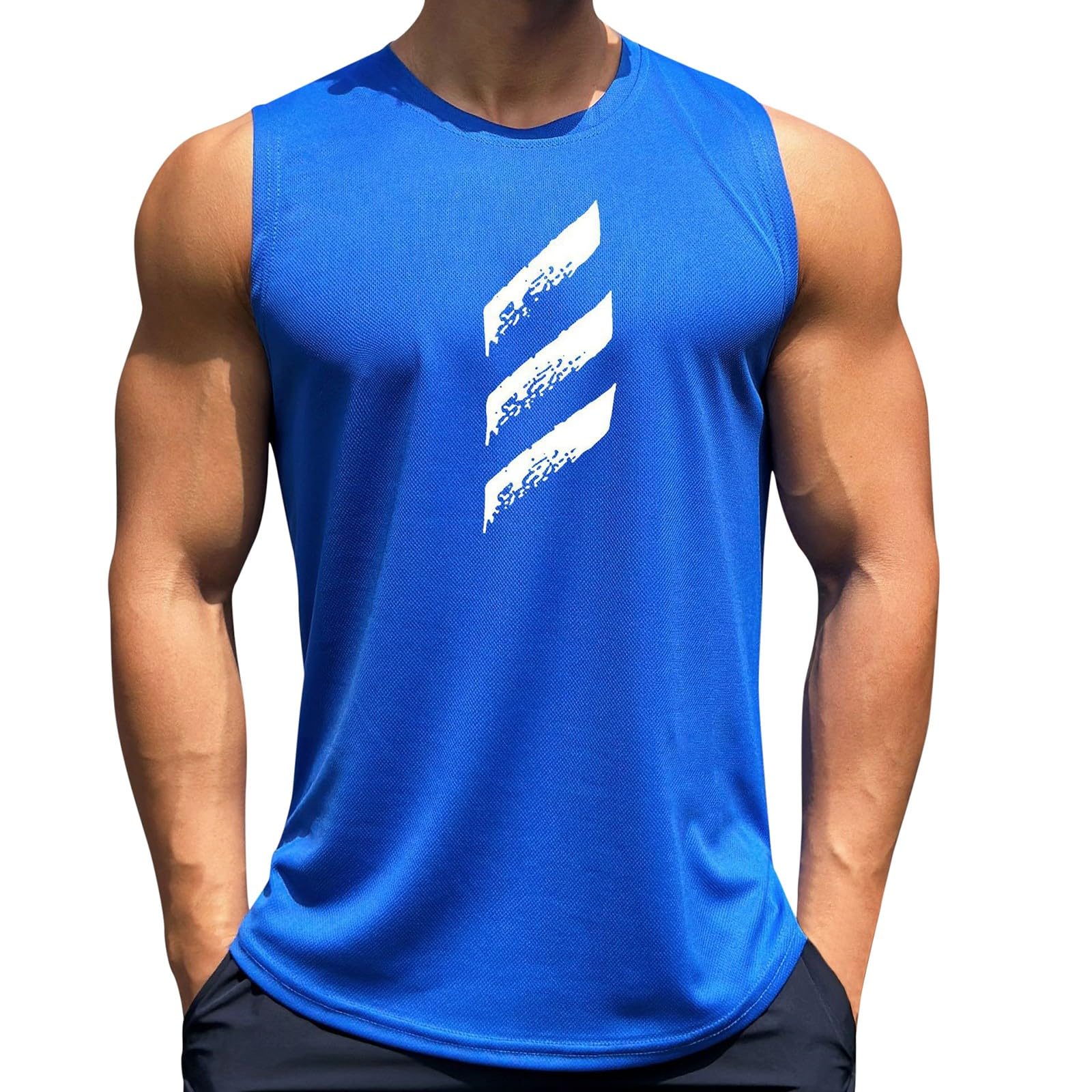 Canottiera Palestra Uomo, Maglietta Senza Maniche Uomo, Senza Maniche Oversize Maglietta Casual Bodybuilding Ad Asciugatura Rapida Magliette Smanicate Sportiva Corsa Canotte Uomo Canotte Uomo Estive