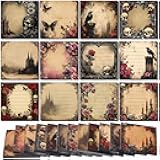 Handepo 12 Pack Gothic Sticky Notes Bulk Small to Do List Funny Cute Animals Notepad Supplies for Office School Gifts, 600 Sheets in Total