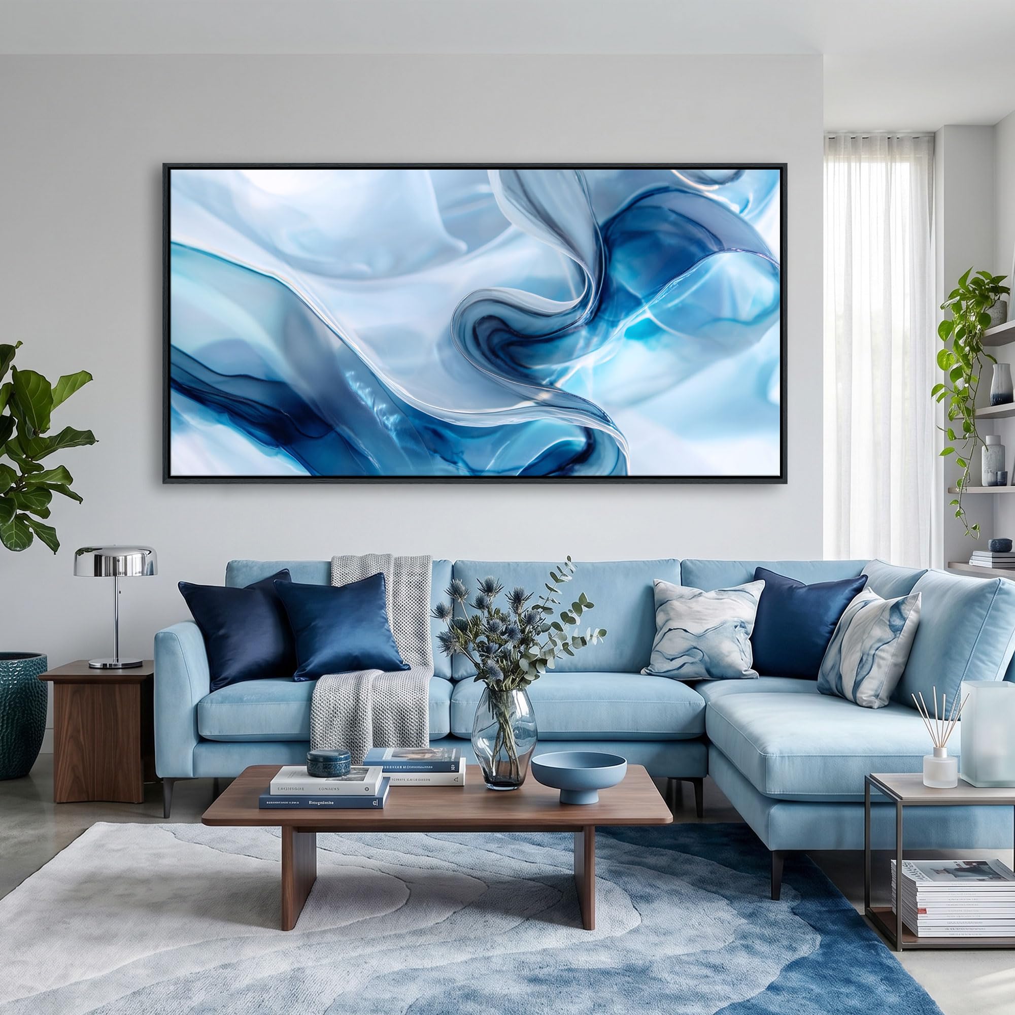 Pogusmavi Abstract Wall Art Canvas