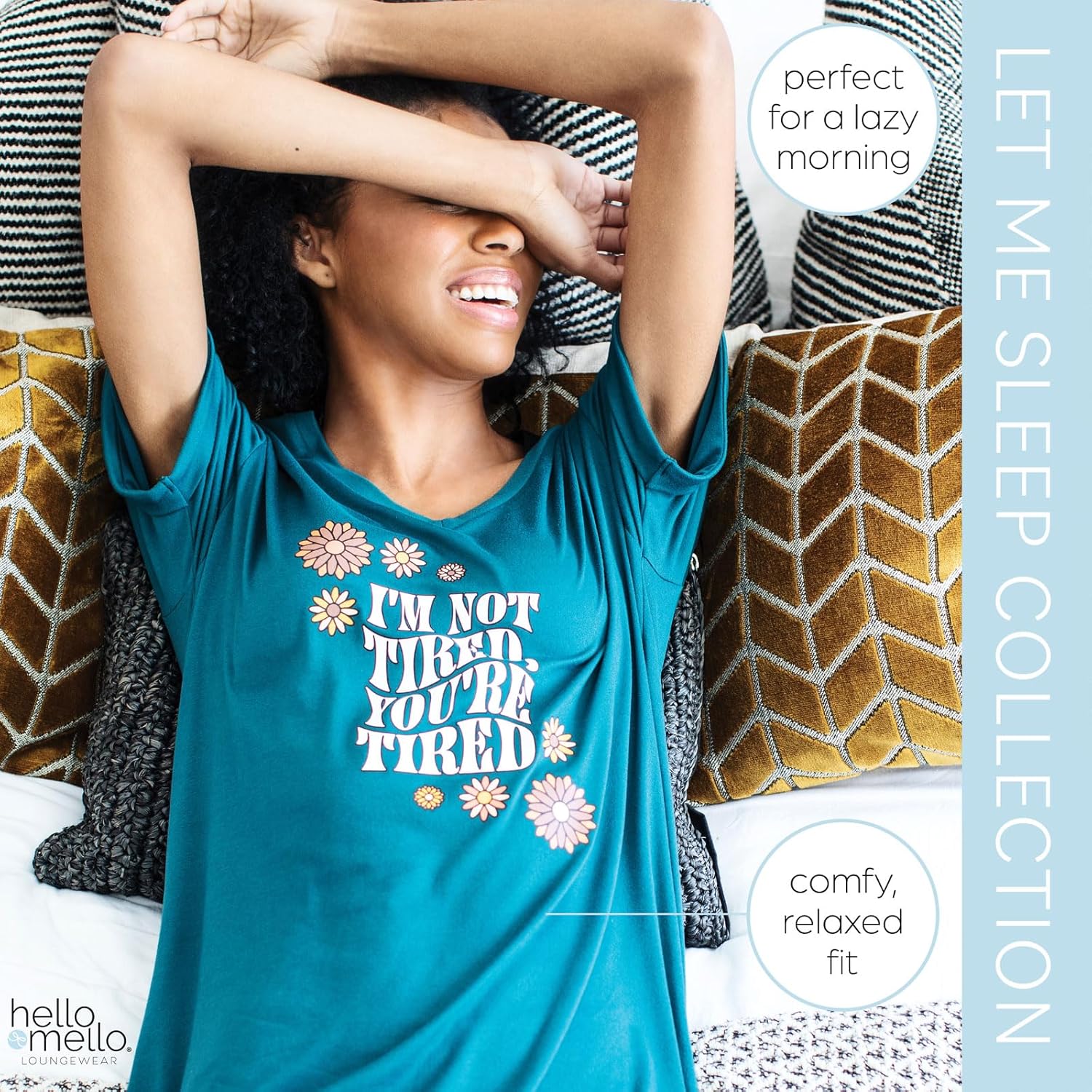 Hello Mello V-Neck Sleep Shirt - Image 2