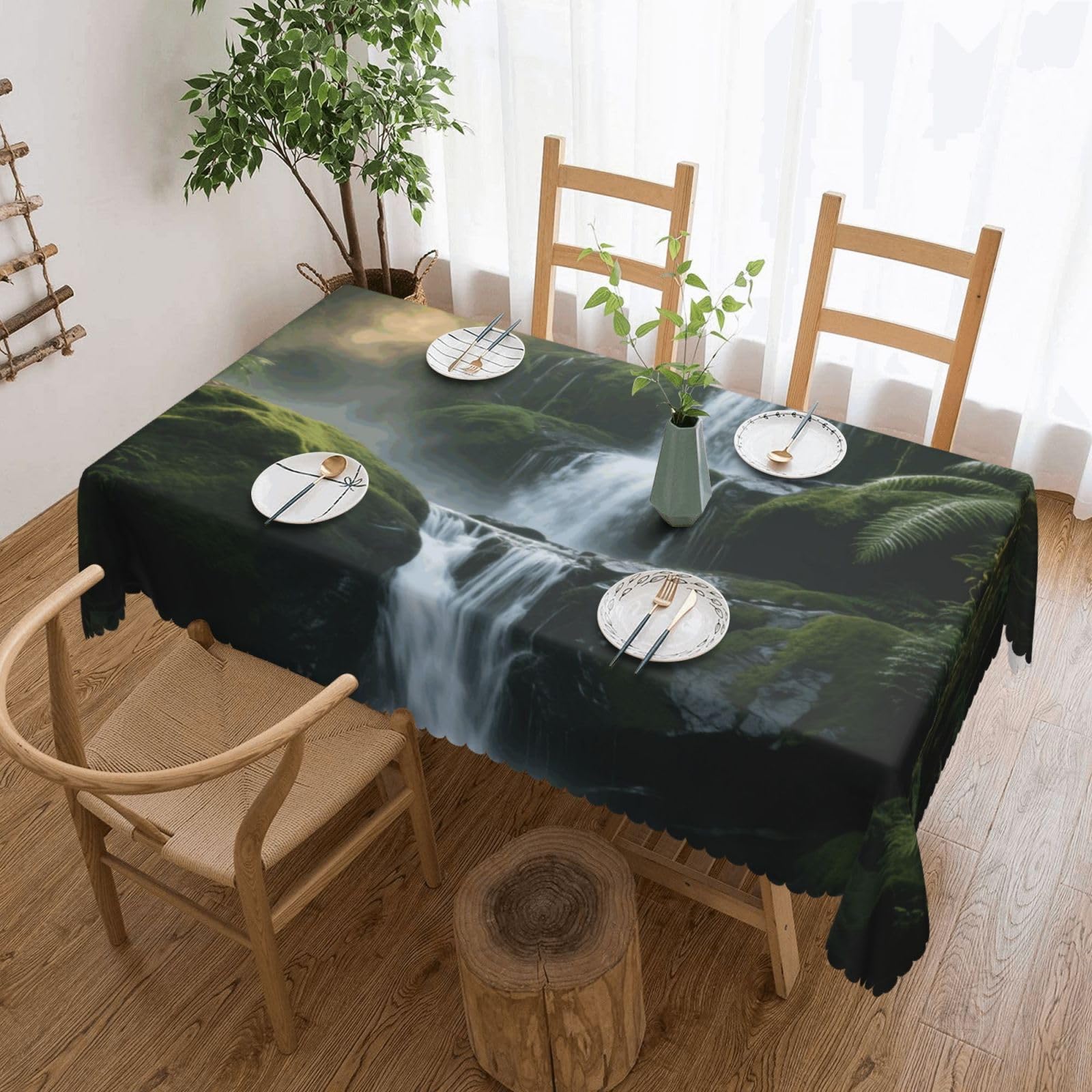 Nappe de table anti tache pour pique-nique et repas de jardin
