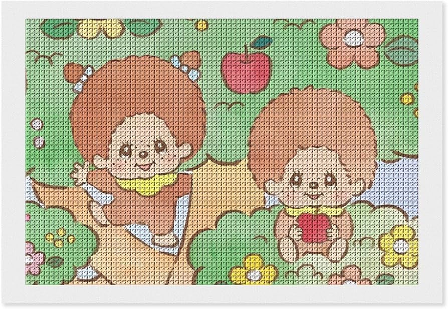 Amazon | モンチッチ 5D ダイヤモンドの絵キット ししゅうキット 塗装