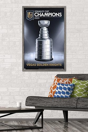 Miniatura 2 de Trends International NHL Vegas Golden Knights - 2023 Stanley Cup Team Logo Wall Poster