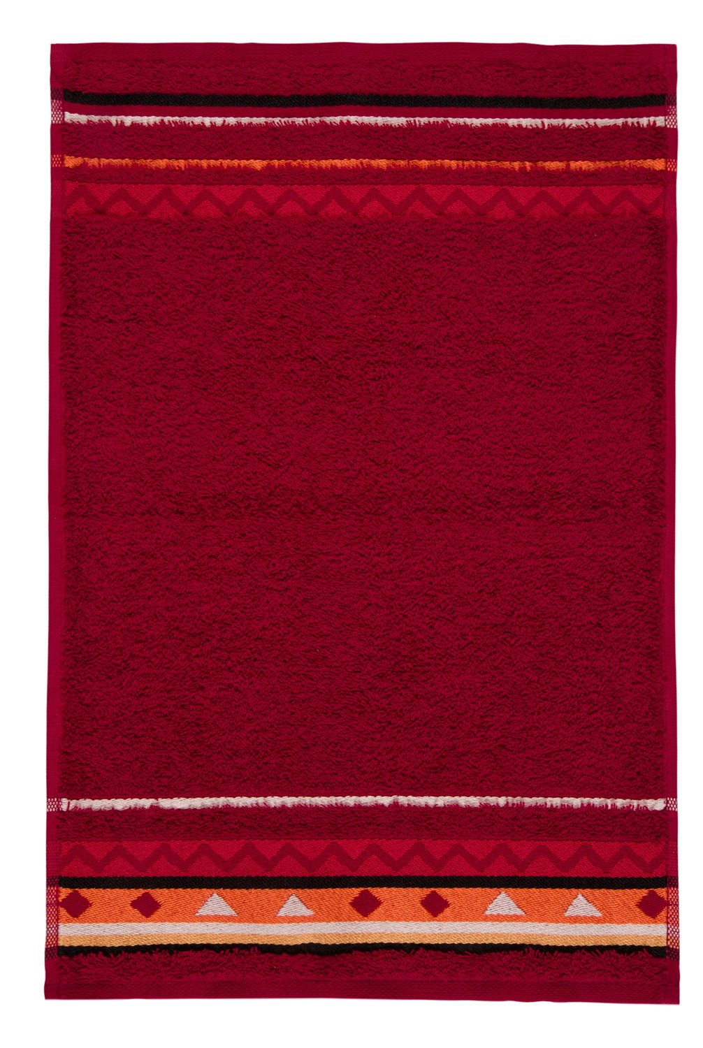 Möve frottana Country guest towel 30 x 50 cm, 100% cotton, ruby