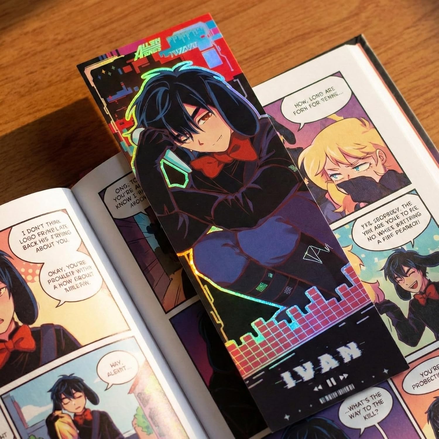 Alien Stage Rabbit Series Blind Box Ticket Bookmark, Officially Licensed Anime ALNST Merch with Bonus Black PVC Disc (Whole Set, Contains All of 6 Characters)