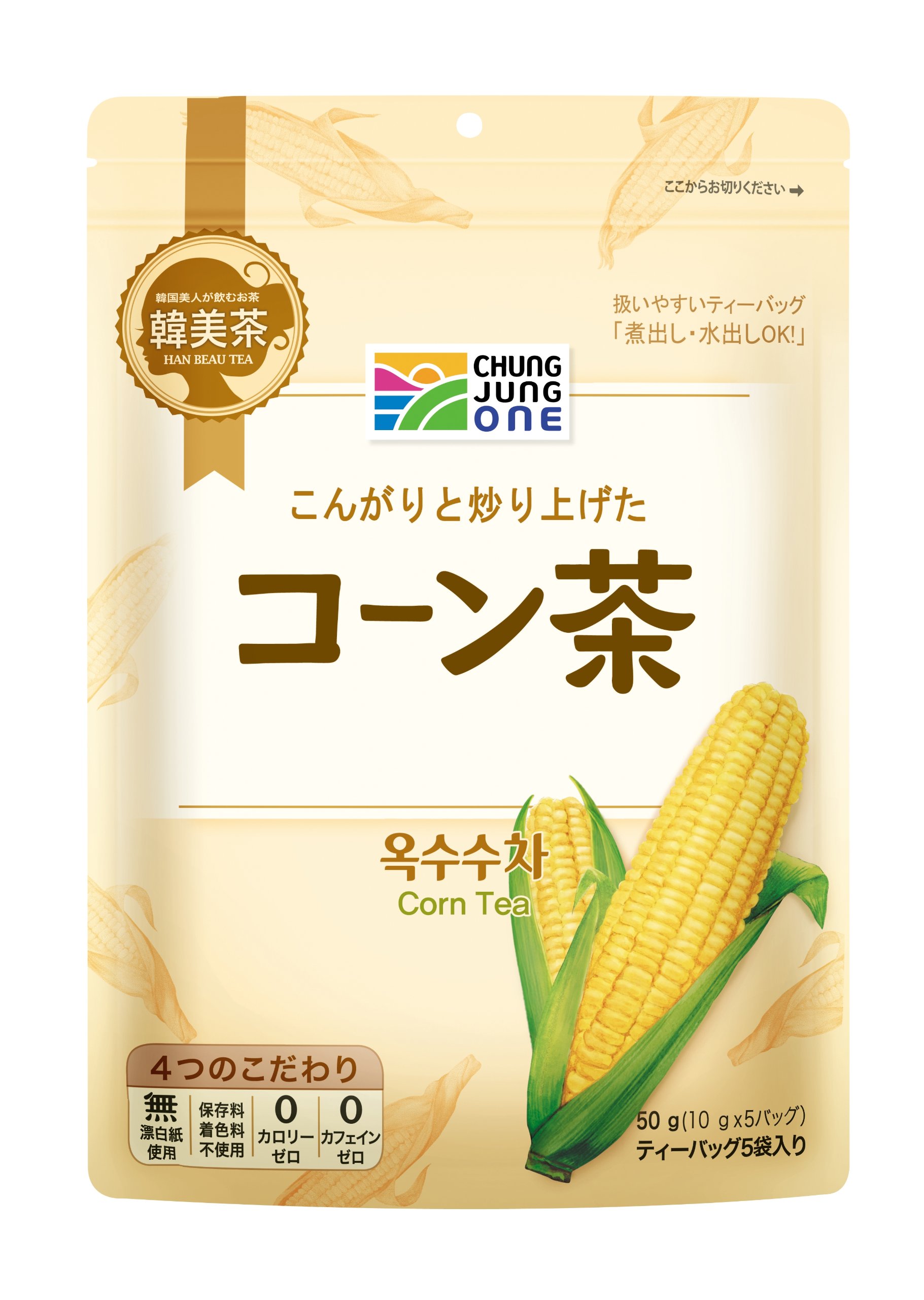 チョンジョンウォン 大象 韓美茶 コーン茶 5P×5袋
