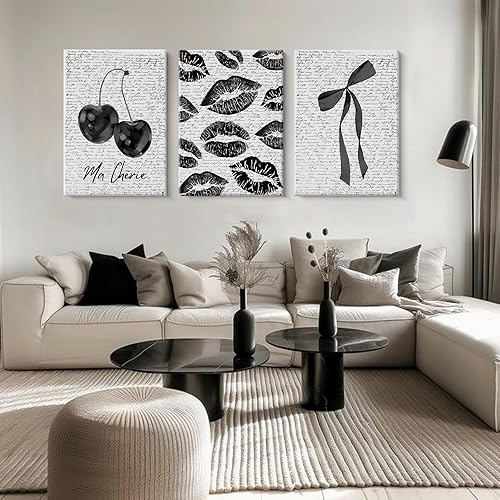 Miniatura 22 de Arte de pared bohemio con margaritas, decoración de pared de lienzo de montaña, impresiones abstractas de flores silvestres, puesta de sol, arte de