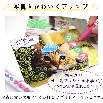 サクラクレパス 水性ペン フォトペンデコキュート 6色セット ZHK-S6 tf8su2k Amazon.co.jp: サクラクレパス 水性ペン フォトペンデコキュート