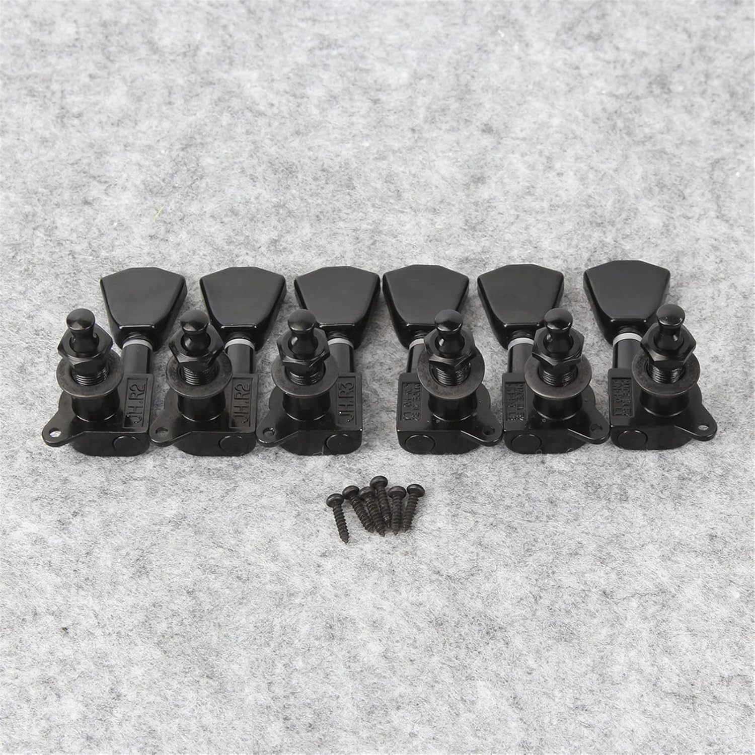 チューニングペグ 3R3Lギターチューニングペグ3L3Rチューナーマシンは黒くなります LPギターパーツ