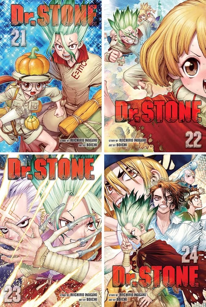 Ｄｒ．ＳＴＯＮＥ　1-26 Dr. STONE Manga, Set of 26 Books. Vol. 1-26 | Amazon.com.br
