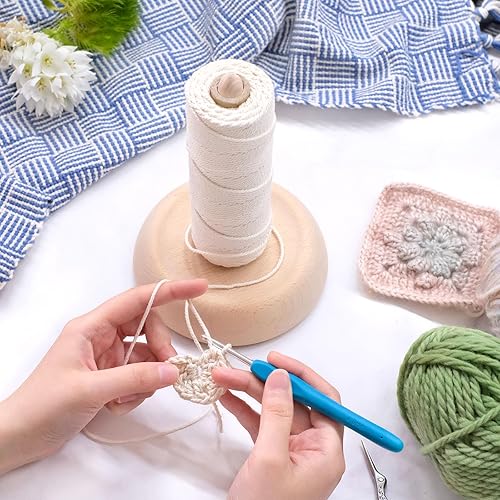 Miniatura 4 de Lana Queen 5 piezas de madera tejer ganchillo aguja madera mano telar palo tapiz DIY herramientas