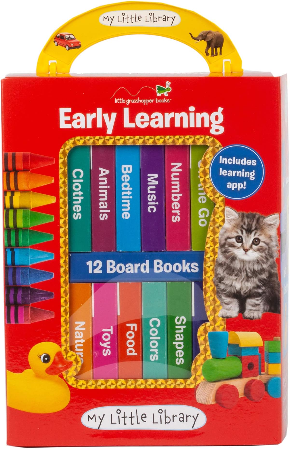 My Little Library: Early Learning - First Words (12 Board Books)