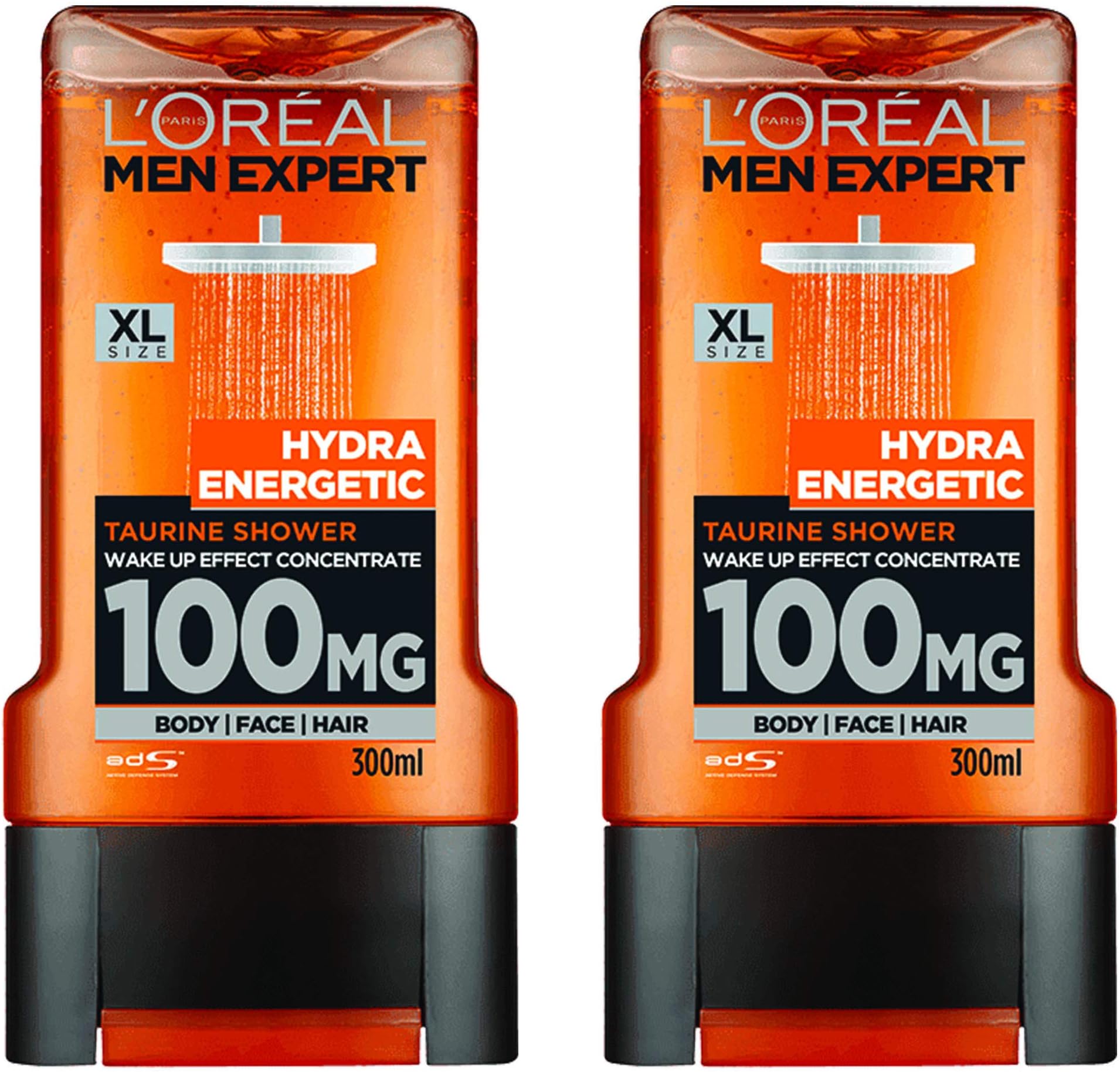SHOWER GEL ENERGETIC 300ML PACK OF 2
