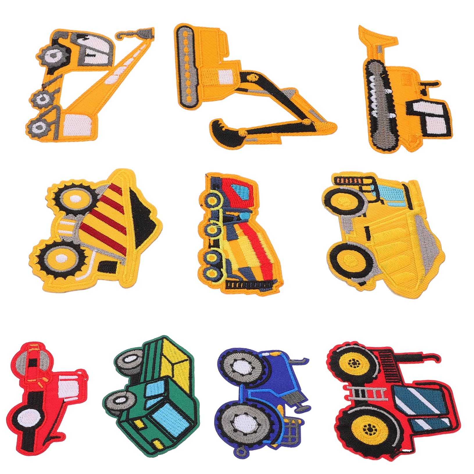 50stücke Stoff Applikationen Für Kinderbekleidung Feuerwehr-flicken Zum Aufnähen Für Jacken Und Kleidung Einfach Zu Nähen Und Langlebig Für -projekte Und Reparaturen