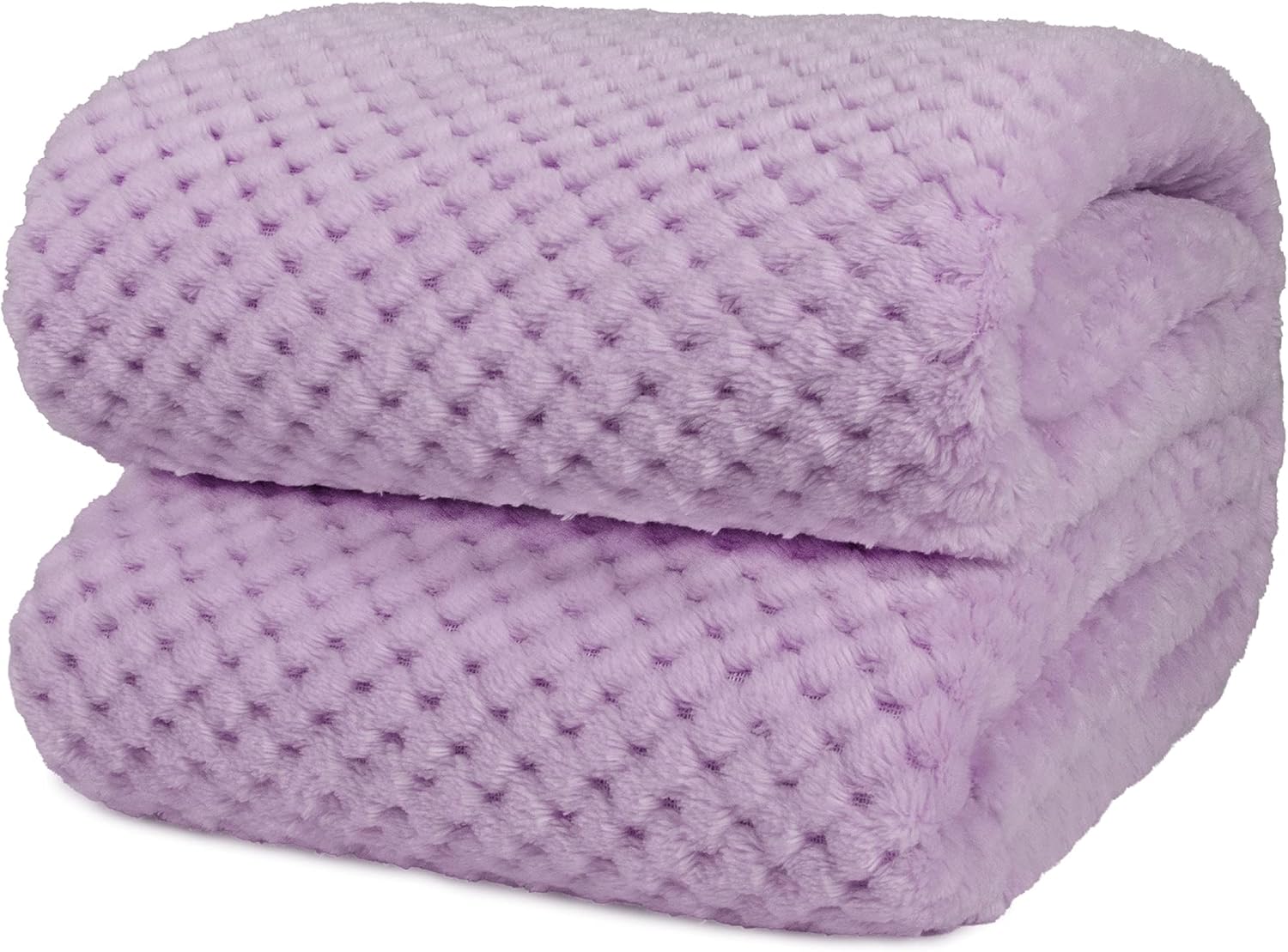 PAVILIA Premium Flannel Fleece Bed Throw Blanket for Sofa Couch | Wine Waffle Textured Soft Fuzzy Blanket | Warm Cozy Microfiber Plush | Twin Size 60 x 80 | Lightweight, All Season : Home & Kitchen