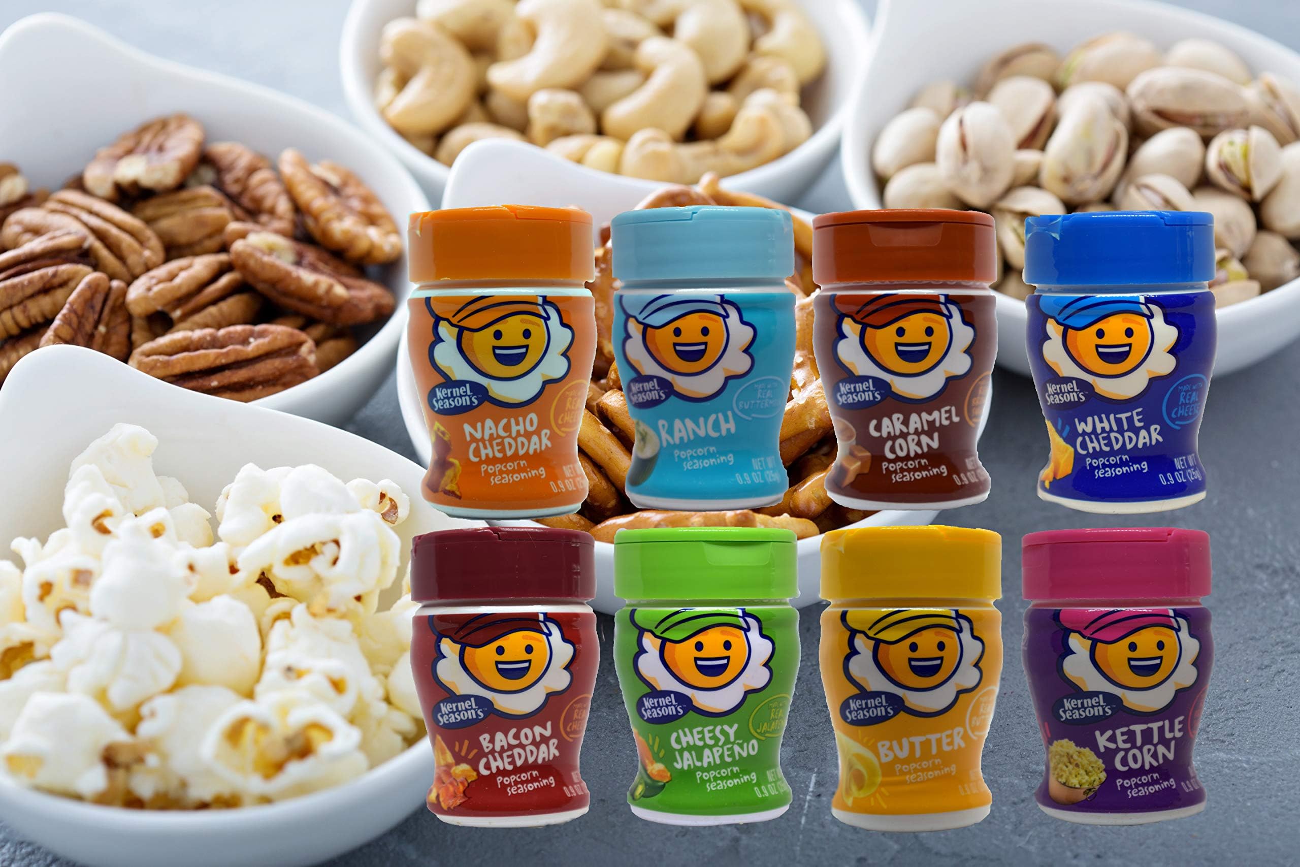 Kernel Season's Mini Jars Seasoning Variety Pack, 0.9 Ounce, Assorted models, 1 unit