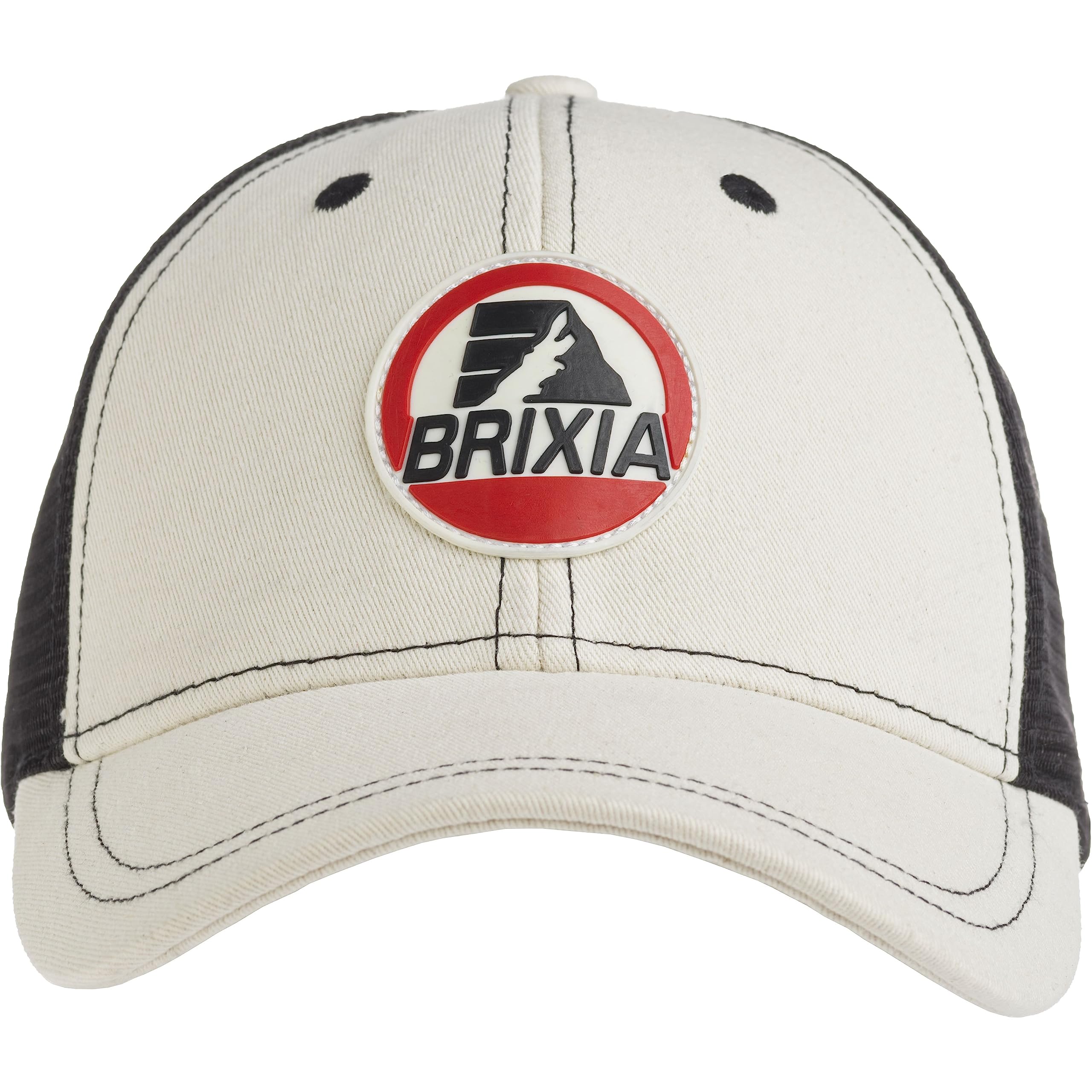 BRIXIA90050055 MUFFETTO Hat Unisex White/Black Size OneSize