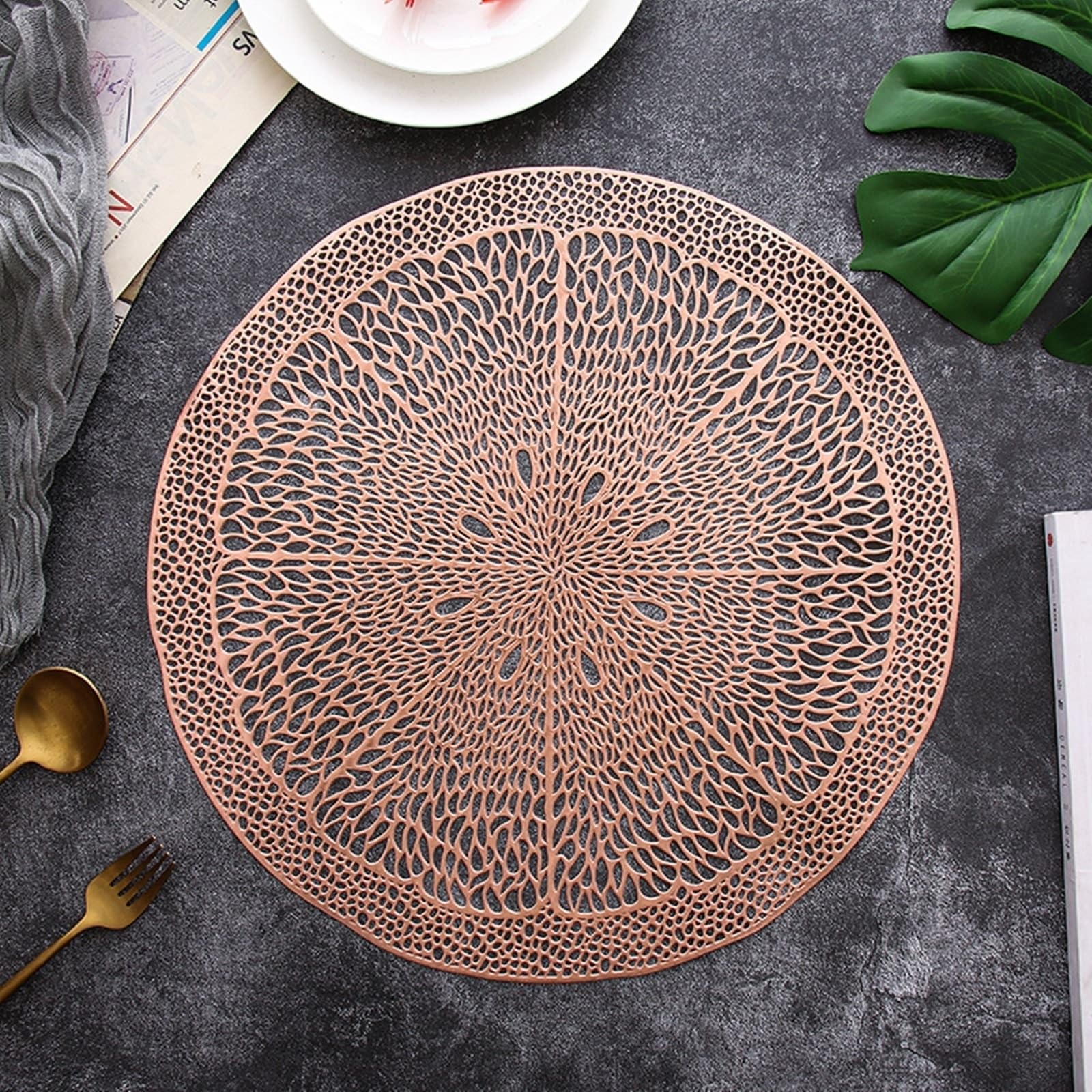 Set de table motif citron creux pour illuminer vos dîners en famille et entre amis