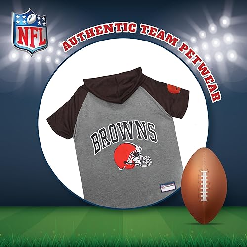 Vista 88 de NFL sudadera con capucha tee para perros y gatos. Fútbol perro sudadera con capucha playera disponible en todos los equipos de 32 NFL. cuttest